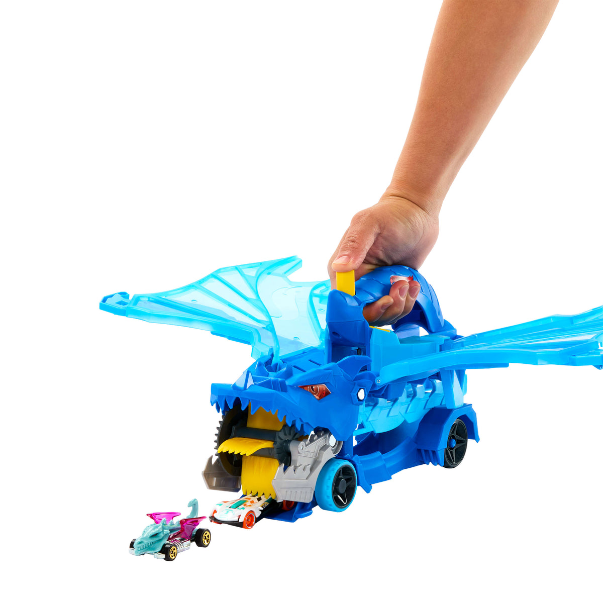 Hot Wheels City Ultimate Dual Dragon Transporter Playset