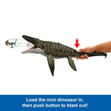 Jurassic World Rebirth Bite N Blast Mosasaurus Battery Operated