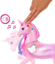 Barbie Sparkle Lights Toy Unicorn
