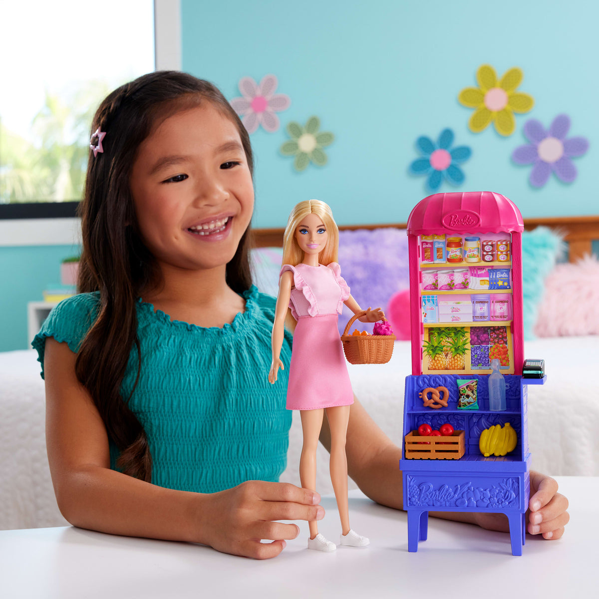 Barbie Malibu at the Market Doll & Playset with Accessories