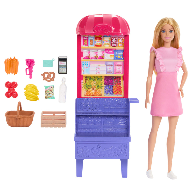 Barbie Malibu at the Market Doll & Playset with Accessories