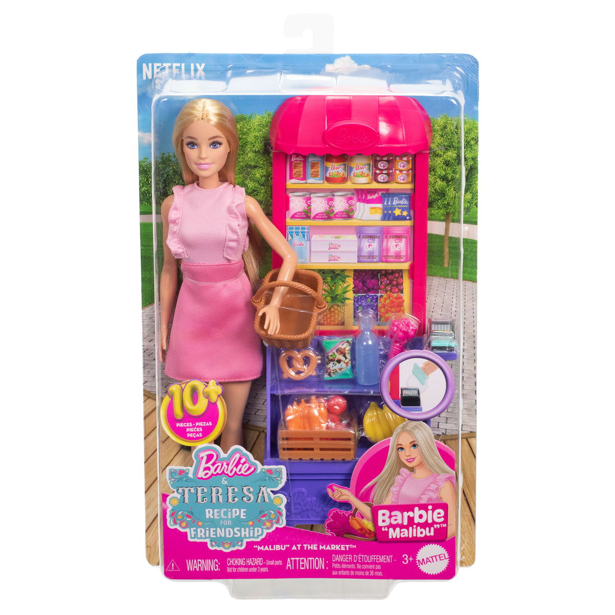 Barbie Malibu at the Market Doll & Playset with Accessories