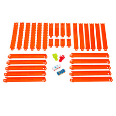 Hot Wheels Track Creator Deluxe Speed Snap Track Pack with 2 Cars