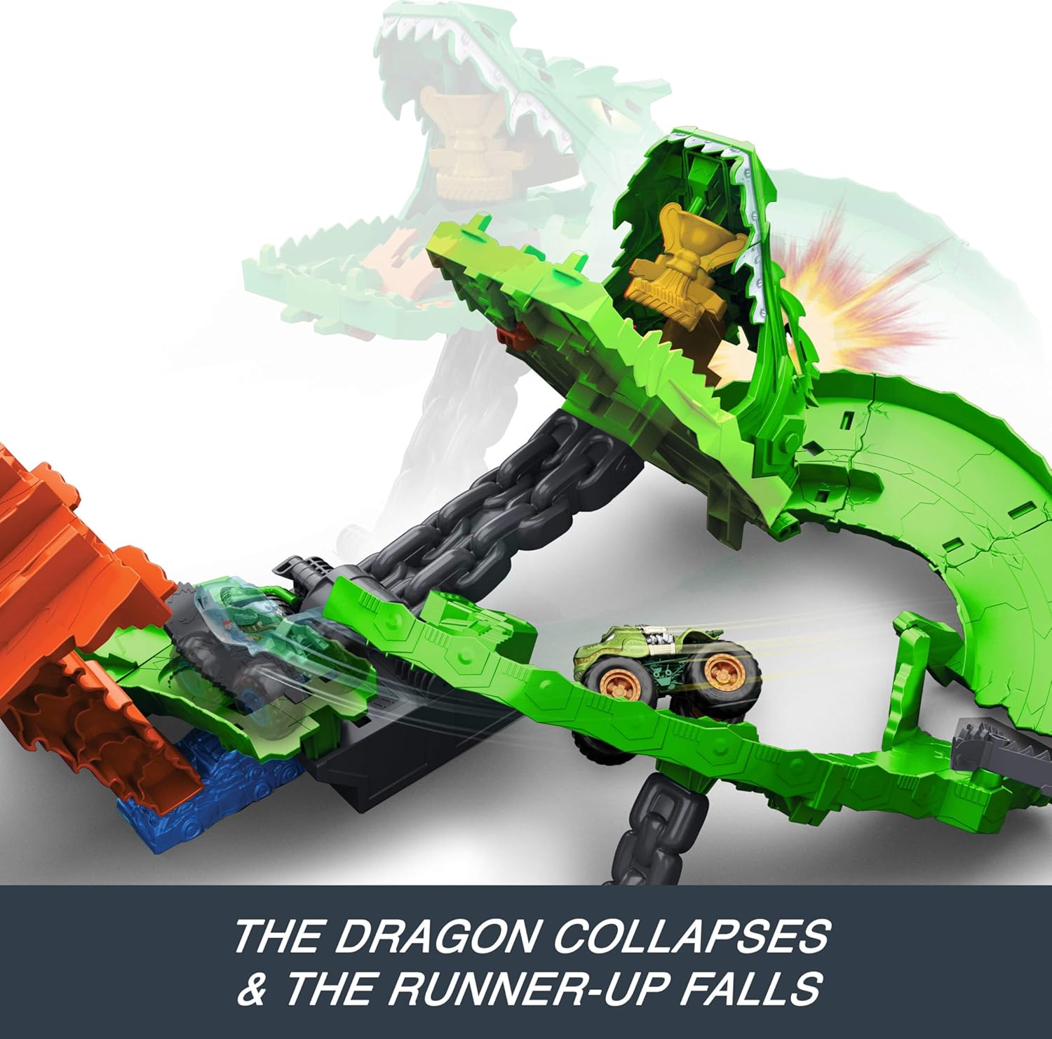 HotWheels Monster Trucks Dragon Demolition Set