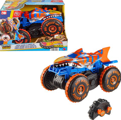 Hot Wheels Monster Trucks Tiger Shark Climber Remote Control Vehicle Toys for Kids