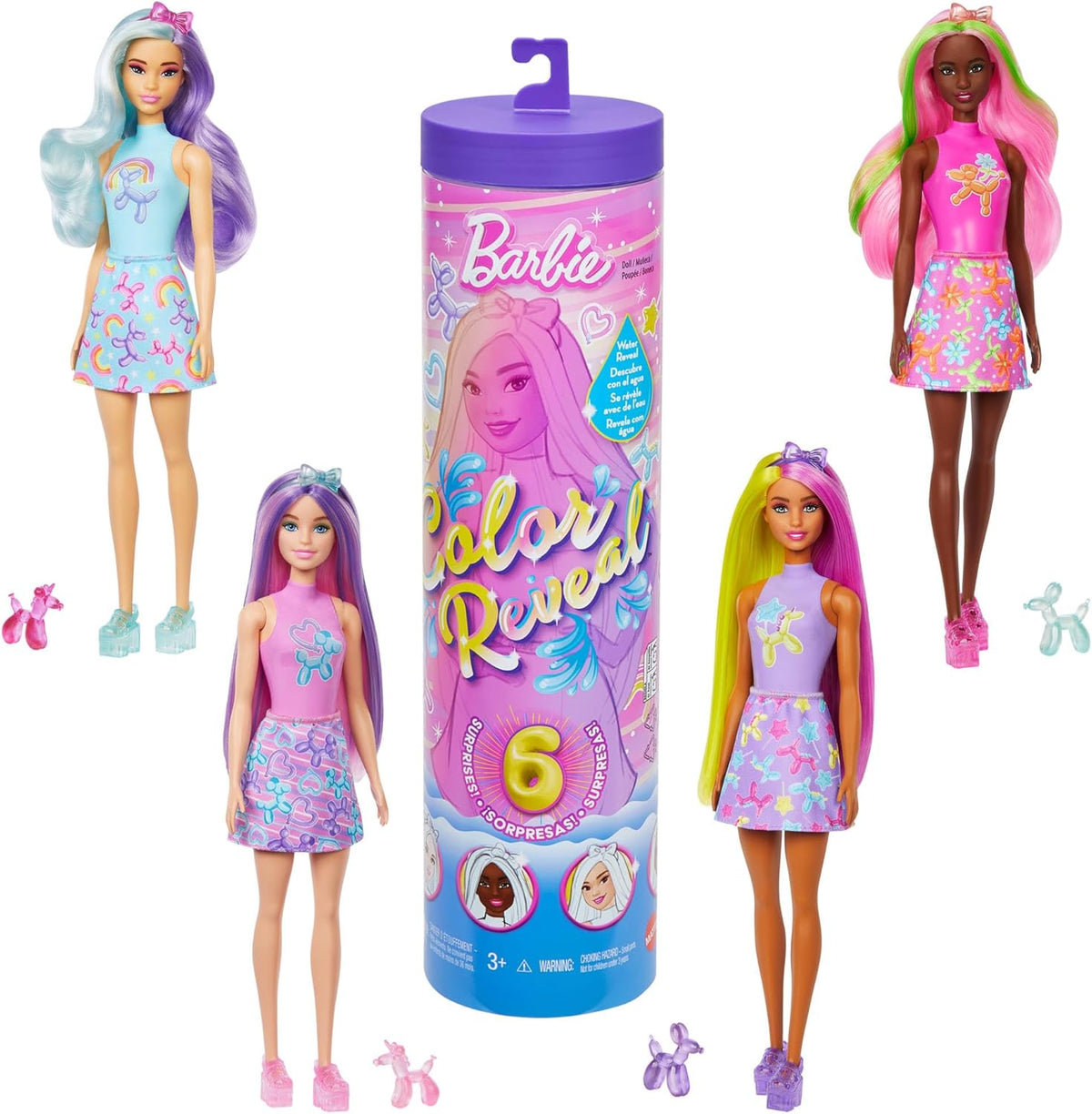 Barbie Color Reveal Balloon Animals