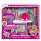 Barbie Mysteries Beach Detectives Malibu Doll & Cotton Candy Game Booth Playset with Accessories