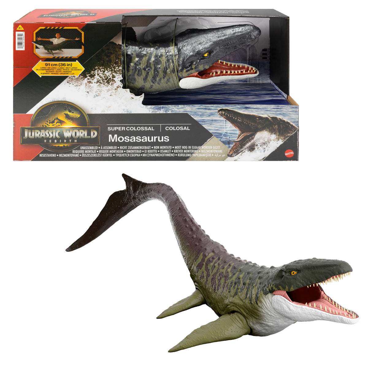 Jurassic World Super Colossal Mosasaurus Giant Action Figure