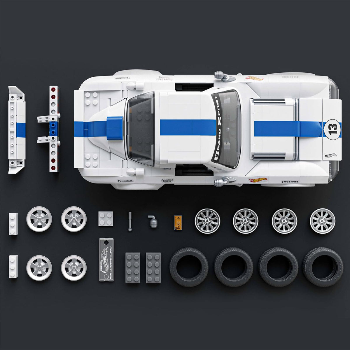 Hot Wheels Brick Shop Elite Corvette 1/16
