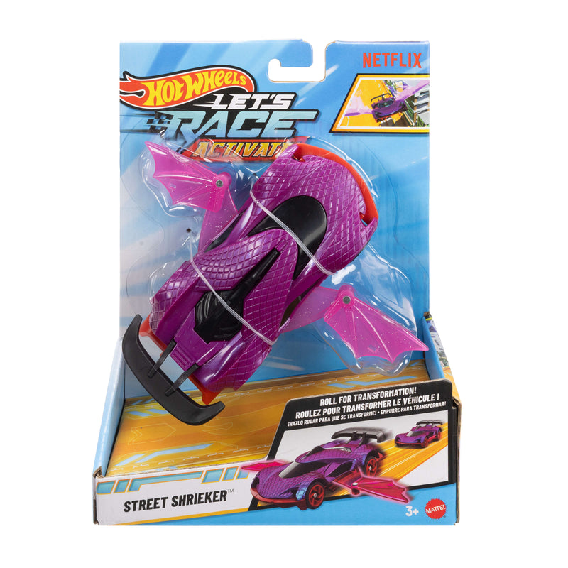 Hot Wheels Race Street Shrieker 1:32 Transforming Vehicle Assortment - Random Selection