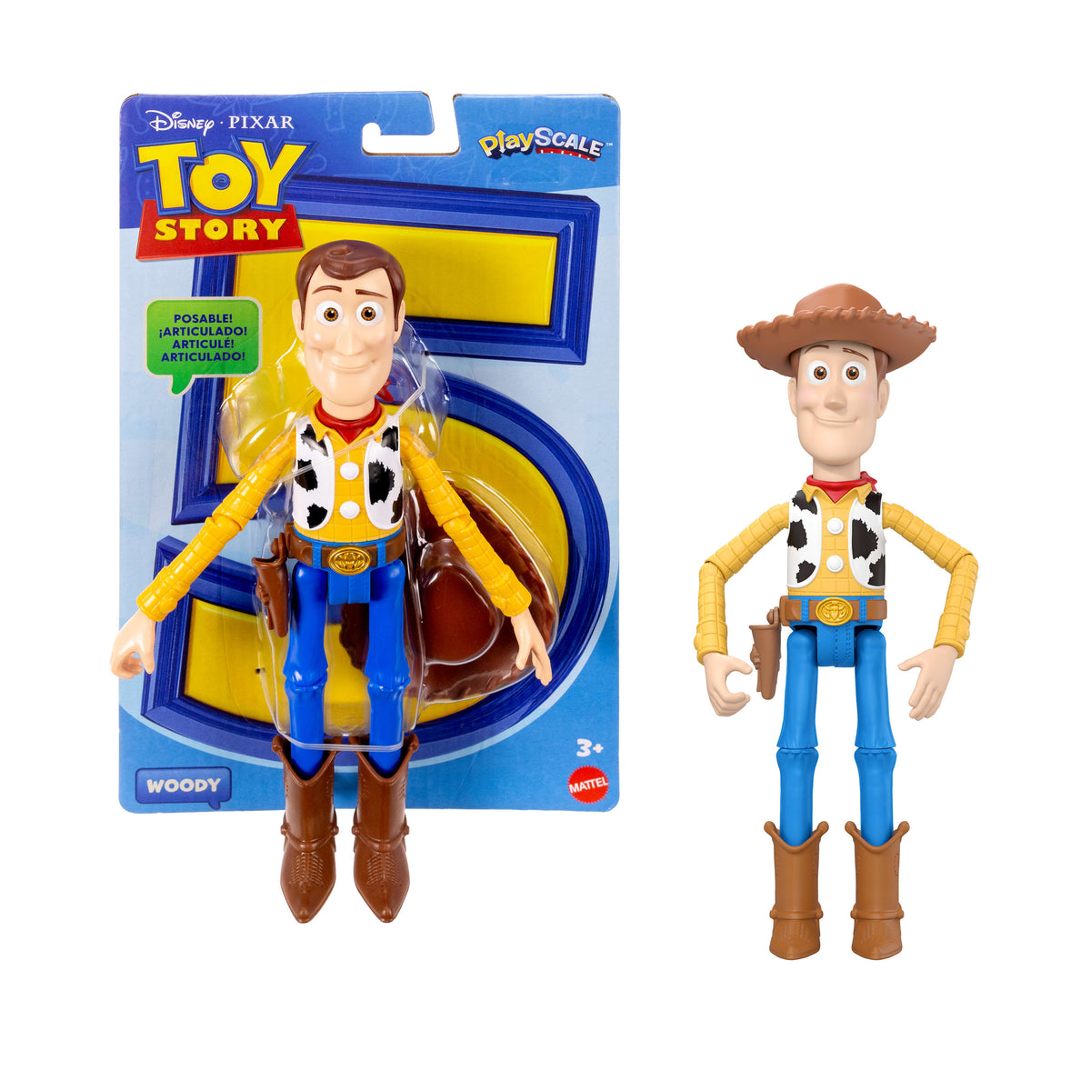 Disney Pixar Toy Story 5 Woody 9 Inch Playscale Action Figure
