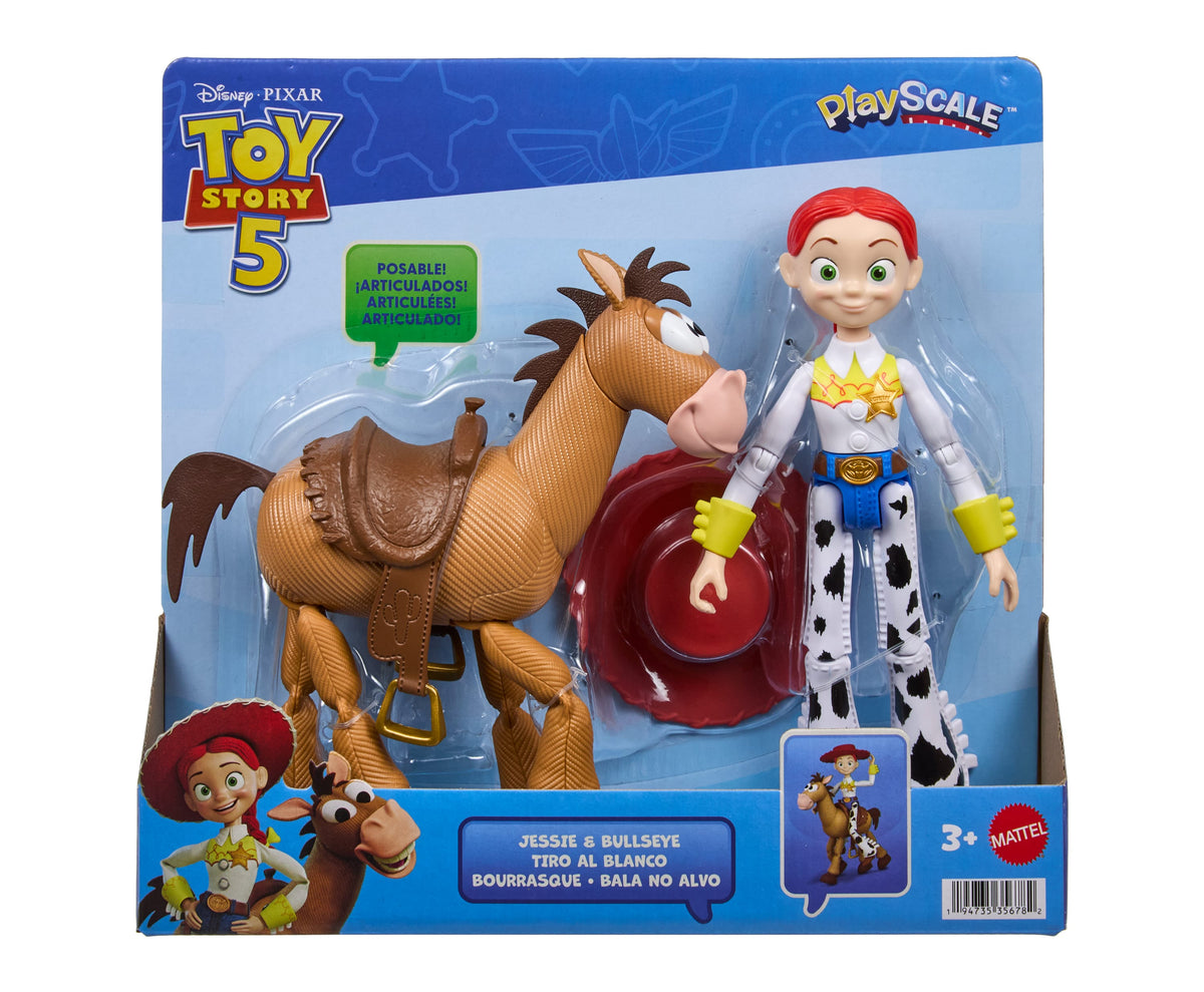 Disney Pixar Toy Story 5 Jessie & Bullseye 7 Inch Action Figure 2-Pack