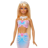 Barbie Bubble Sparkle Mermaid Doll with Accessories Bubble-Making Mermaid Toy for Kids