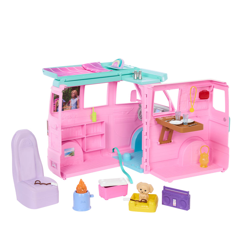 Barbie Dream Land Road Trip Camper Playset with Accessories