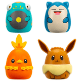 Pokémon Squish-A-Longs Collectible Mini Figures 4-Pack - Squishy Pokémon Character Toys for Kids