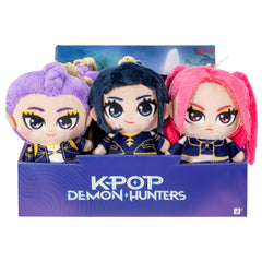 K-POP Demon Hunters 4 Inch Clip-On Plush Character Toys - Sold per piece (Random selection)