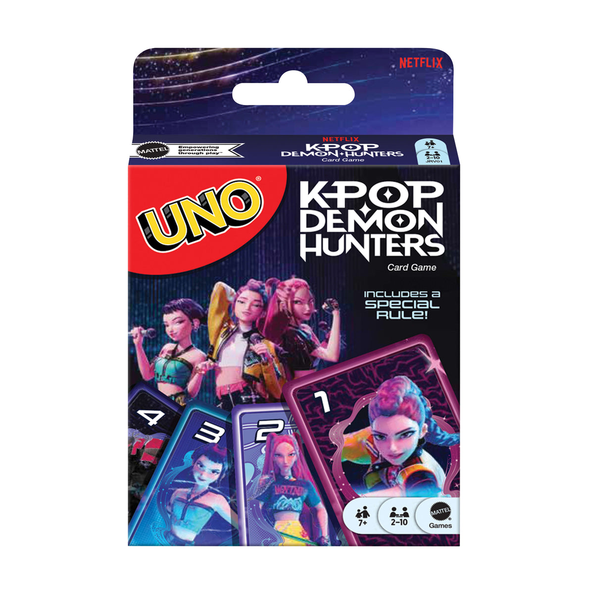 UNO K-pop Demon Hunters Card Game - Family & Kids Card Game