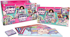 Sticki Rolls Jumbo Sticki 3 Pack – Reusable Peel and Stick Stickers, Holographic Foil, Surprise Gift for Kids