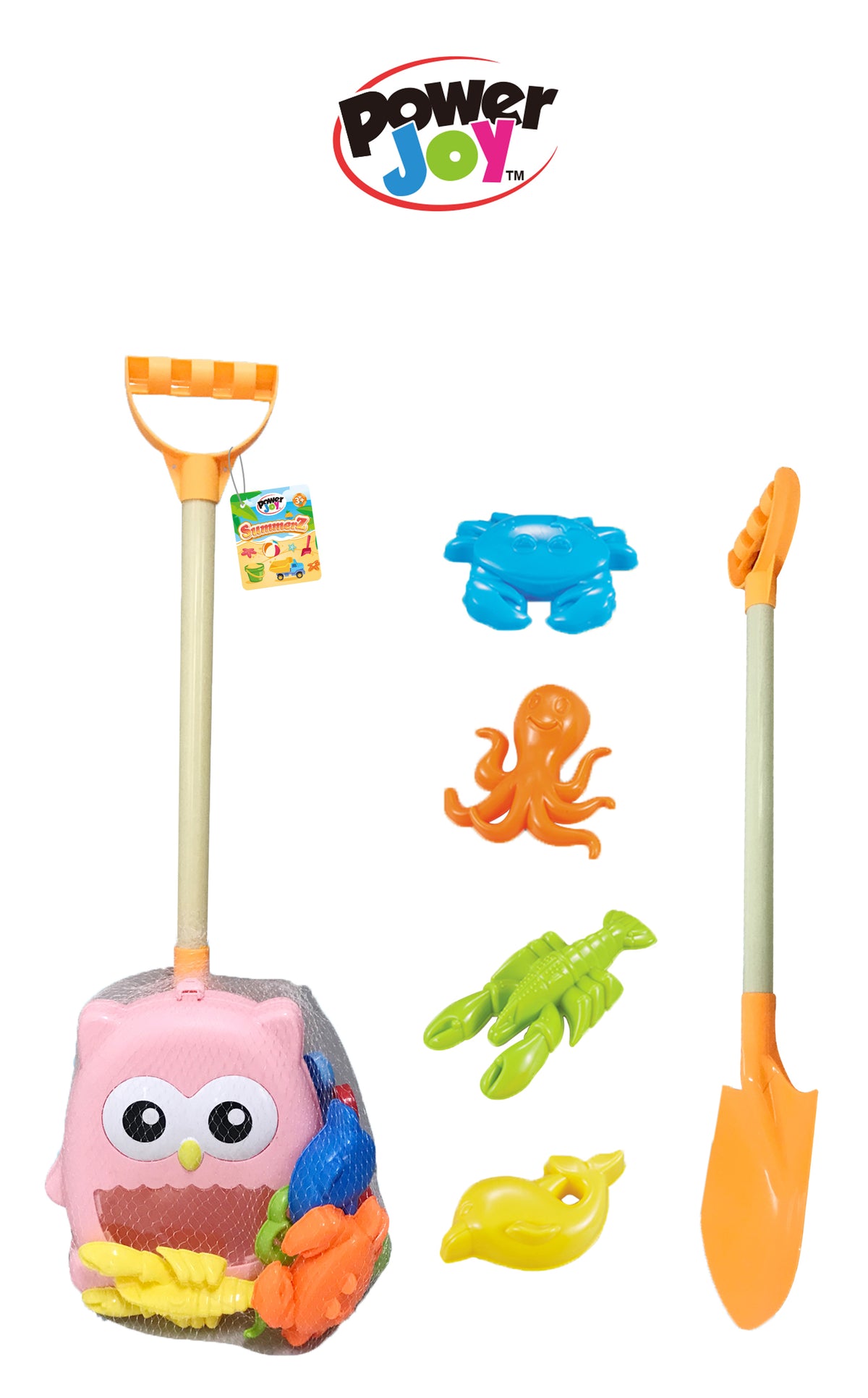 Power Joy Summerz Beach Suitcase 6-Pieces Set