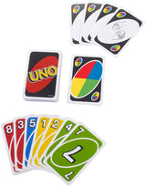 UNO Deluxe Card Game - Classic Family Card Game with Storage Tin