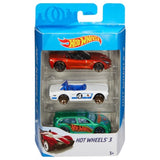 Hot Wheels Die-Cast Basic Cars 3-Pack Assorted Color 1:64 Scale - Random Selection