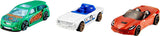 Hot Wheels Die-Cast Basic Cars 3-Pack Assorted Color 1:64 Scale - Random Selection