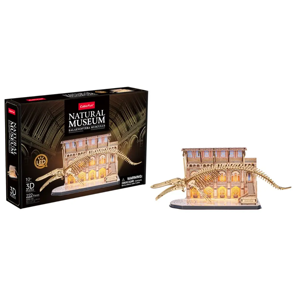 3D Puzzle Blue Whale 222-pieces