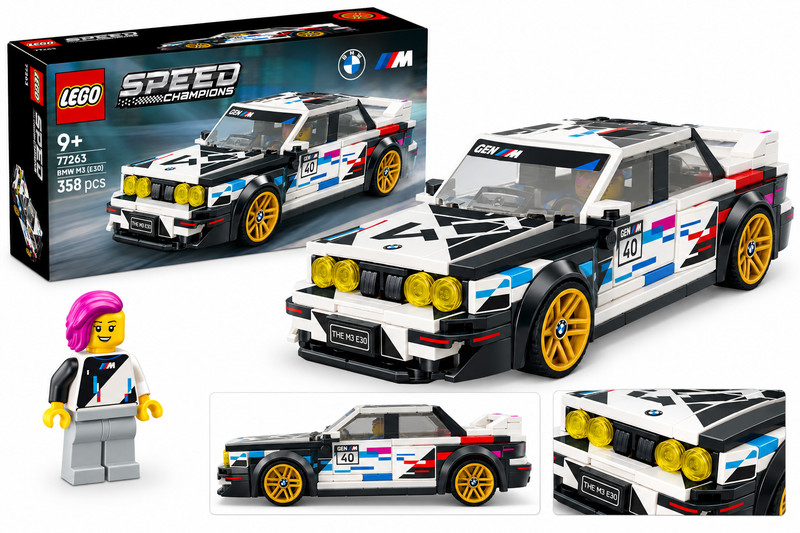 Lego Speed Champions BMW M3 E30 Building Set 77263