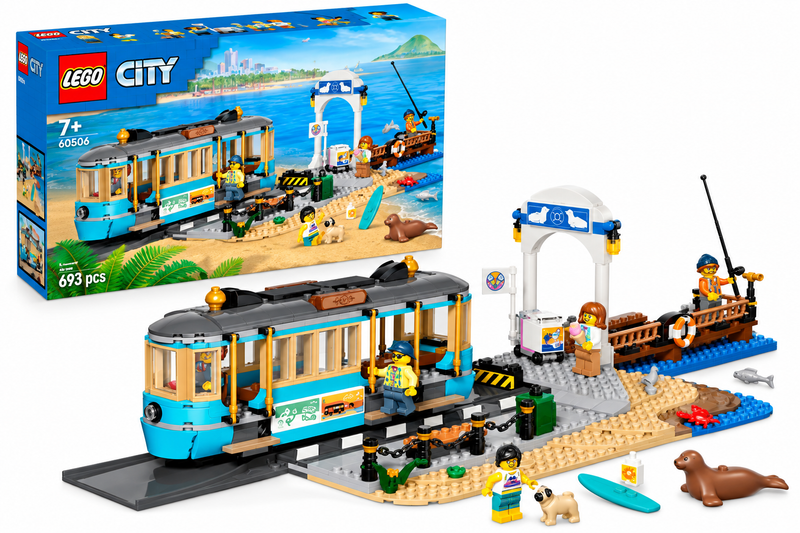 Lego City Classic Beach Streetcar Building Set 60506