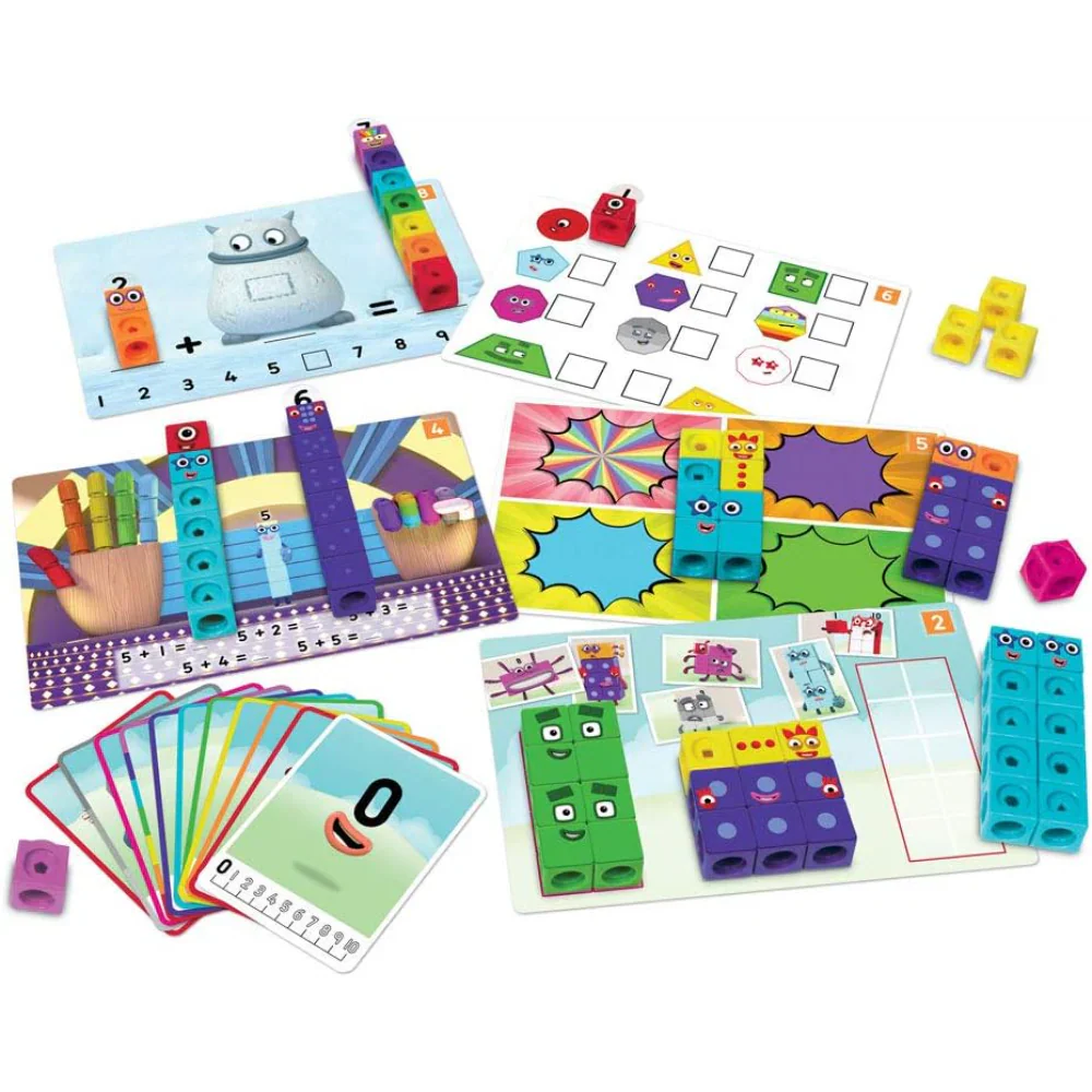 Number Blocks Mathlink Cubes 1-10 Activity