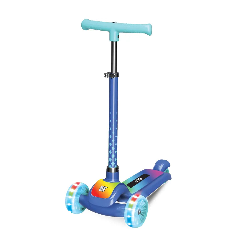 Spartan Lit Iris 3 Wheel Scooter Blue Battery Operated