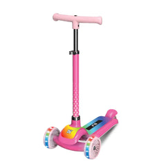 Spartan Lit Iris 3 Wheel Scooter Pink Battery Operated