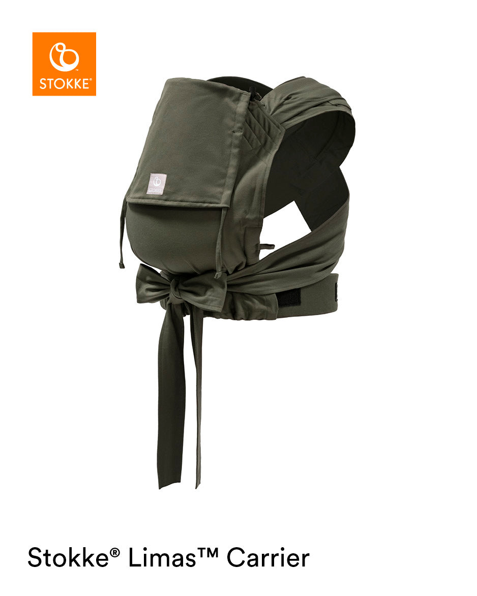 Stokke Limas Baby Carrier Olive Green Ergonomic Newborn Toddler Carrier