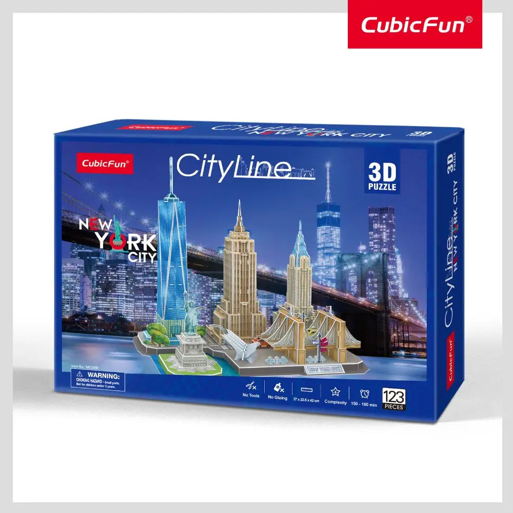 CUBICFUN 3D PUZZLES CITY LINE NEW YORK C