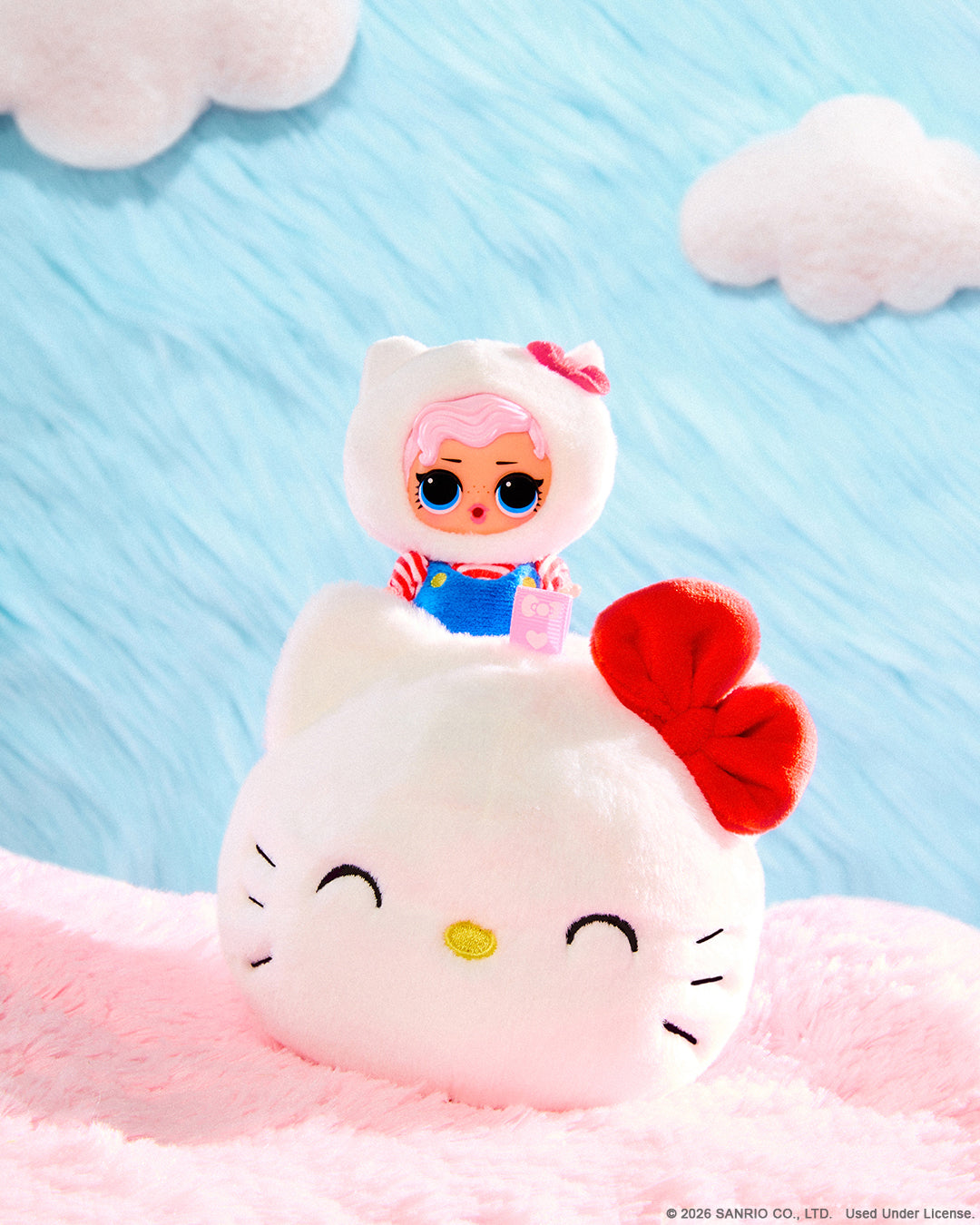 L.O.L. Surprise Loves Hello Kitty Reversible Plush Surprise Collectible – Sold per Piece (Random Selection)