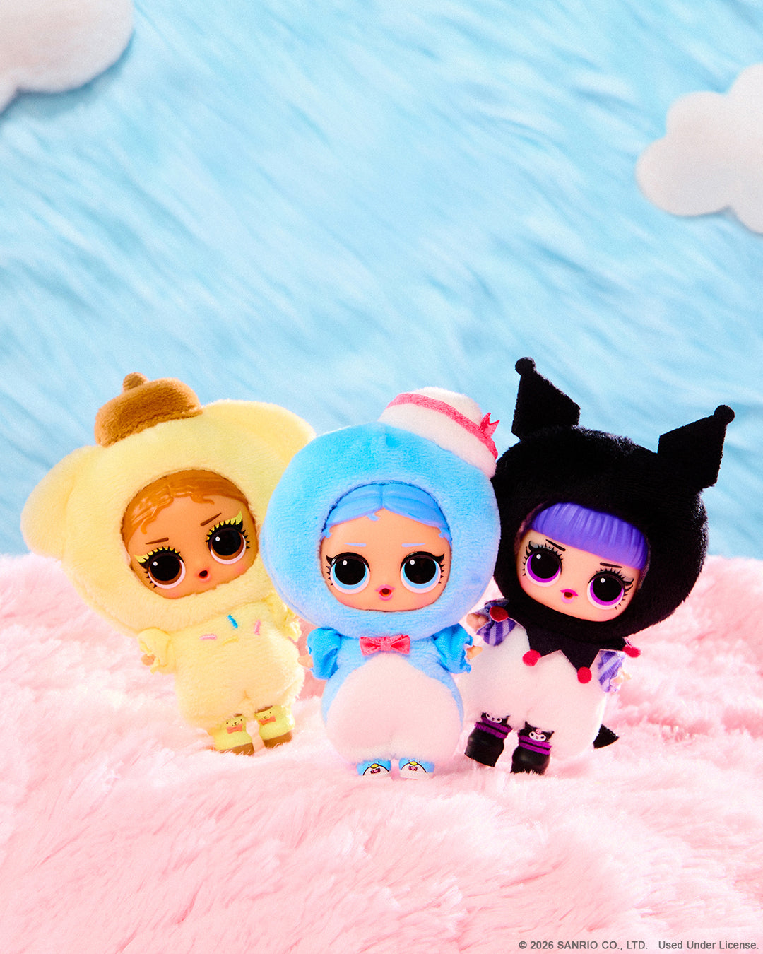 L.O.L. Surprise Loves Hello Kitty Reversible Plush Surprise Collectible – Sold per Piece (Random Selection)