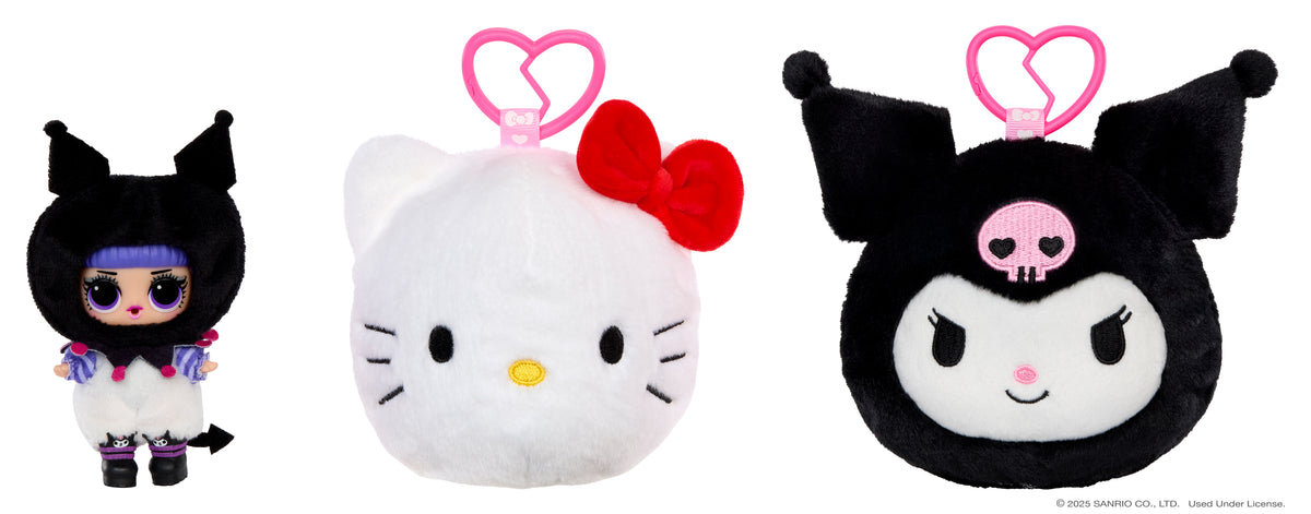 L.O.L. Surprise Loves Hello Kitty Reversible Plush Surprise Collectible – Sold per Piece (Random Selection)