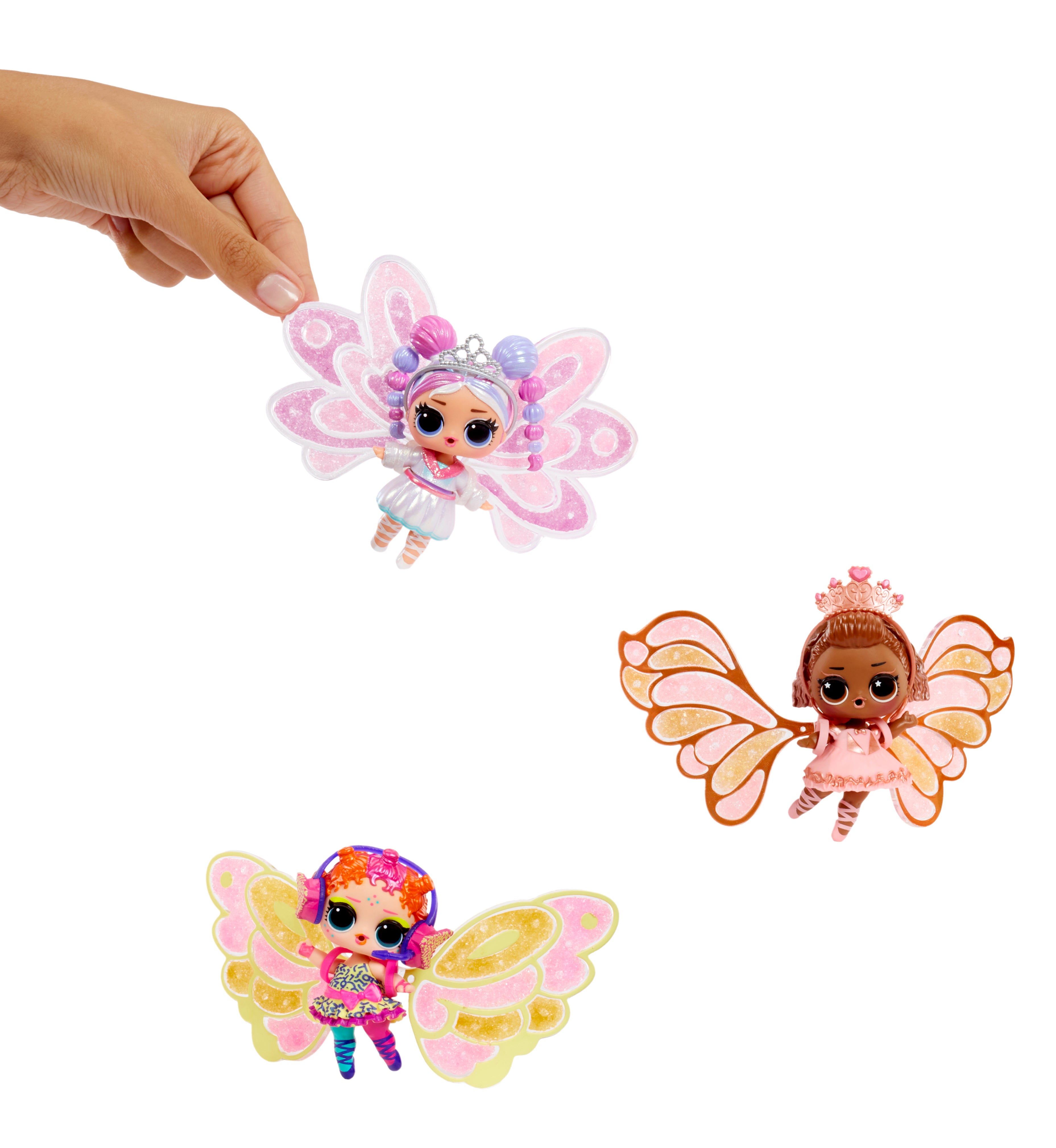 LOL Surprise Fairy Tots Doll with Custom Wing - Magic Crystal Craft Kit