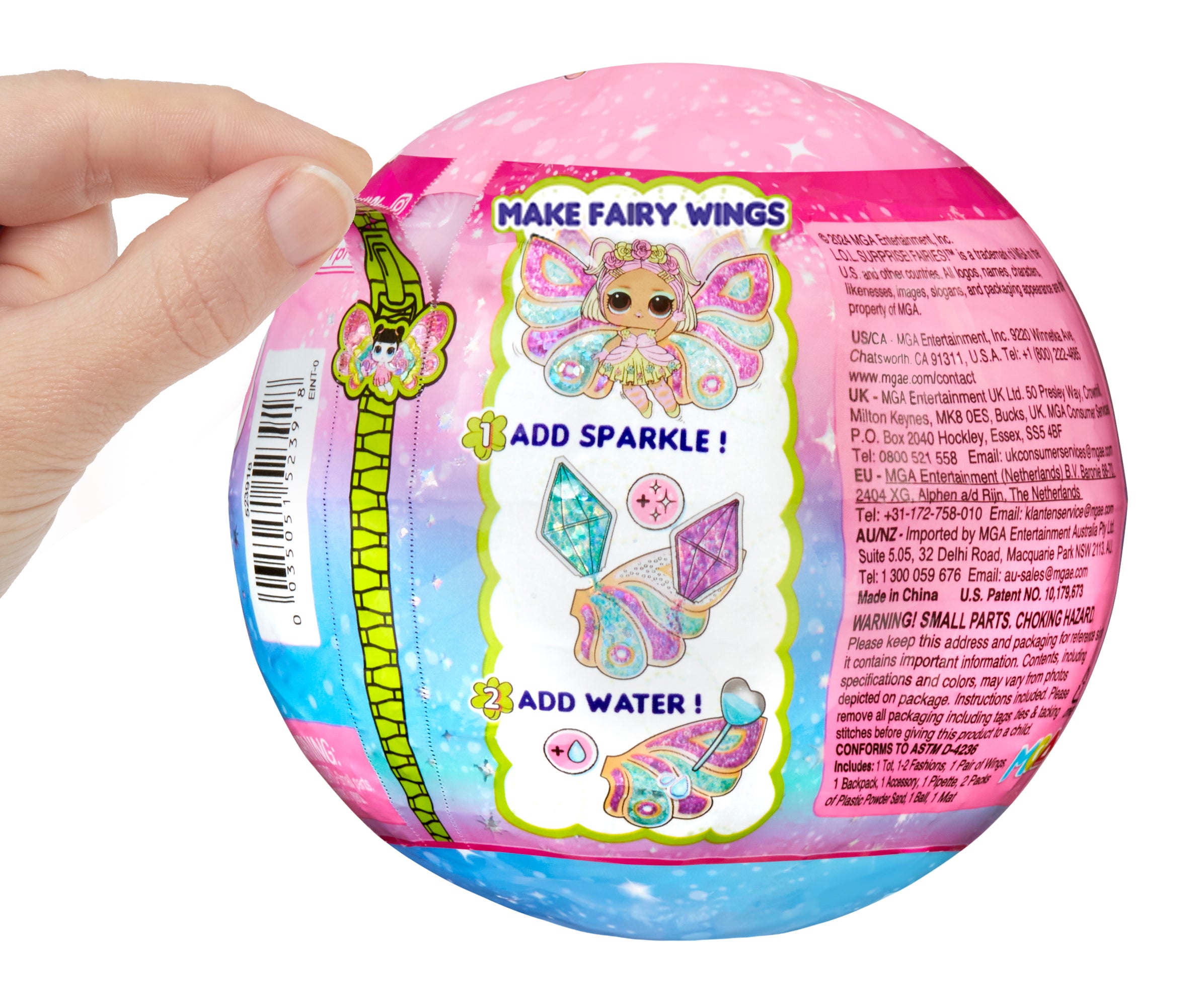 LOL Surprise Fairy Tots Doll with Custom Wing - Magic Crystal Craft Kit
