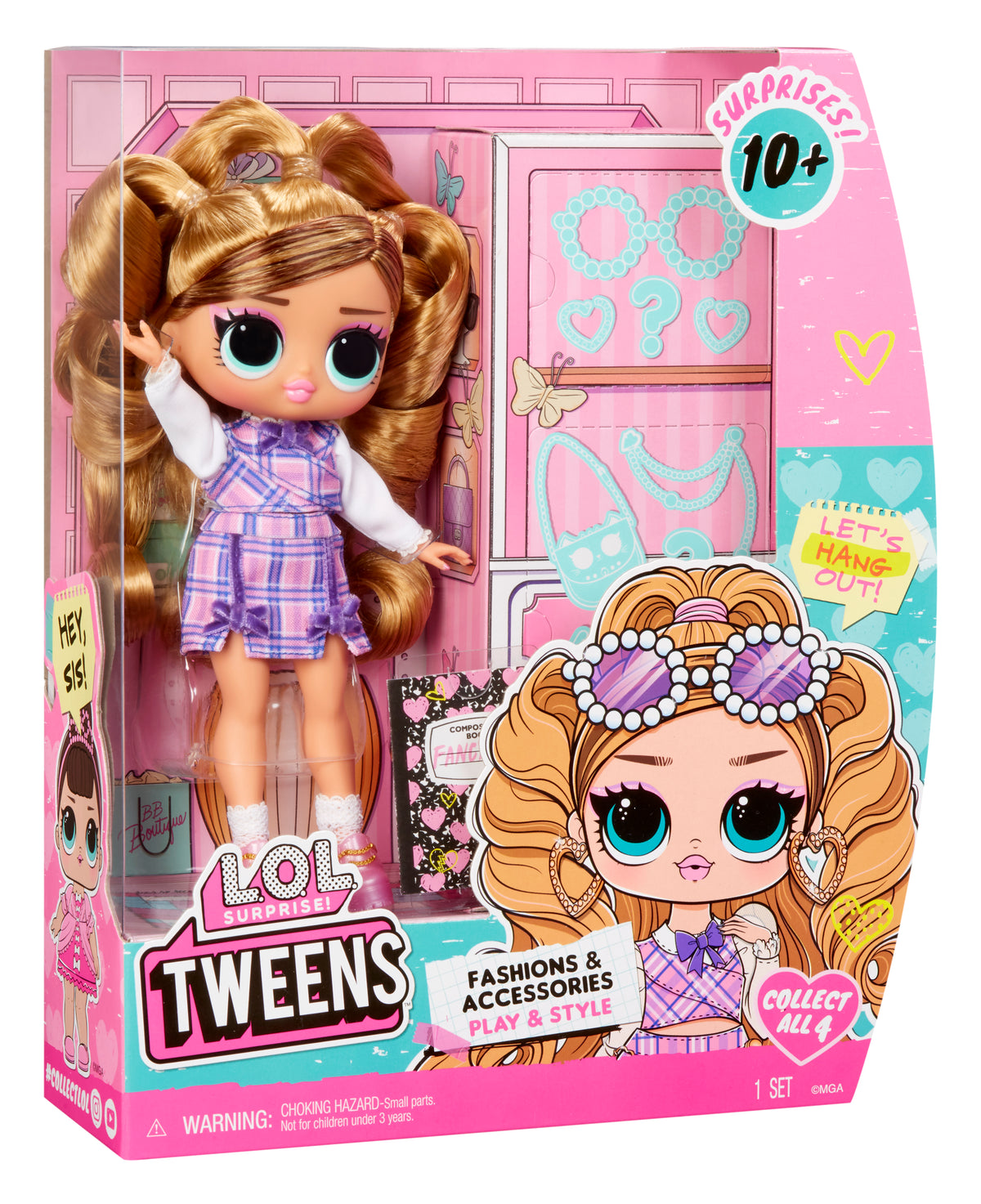 L.O.L. Surprise Tweens Core Fancy Gurl Poseable Fashion Doll with Accessories
