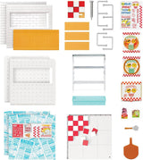 Miniverse Make It Mini Spaces Starter Pack Red Miniature Display and Customization Set
