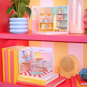 Miniverse Make It Mini Spaces Starter Pack Red Miniature Display and Customization Set