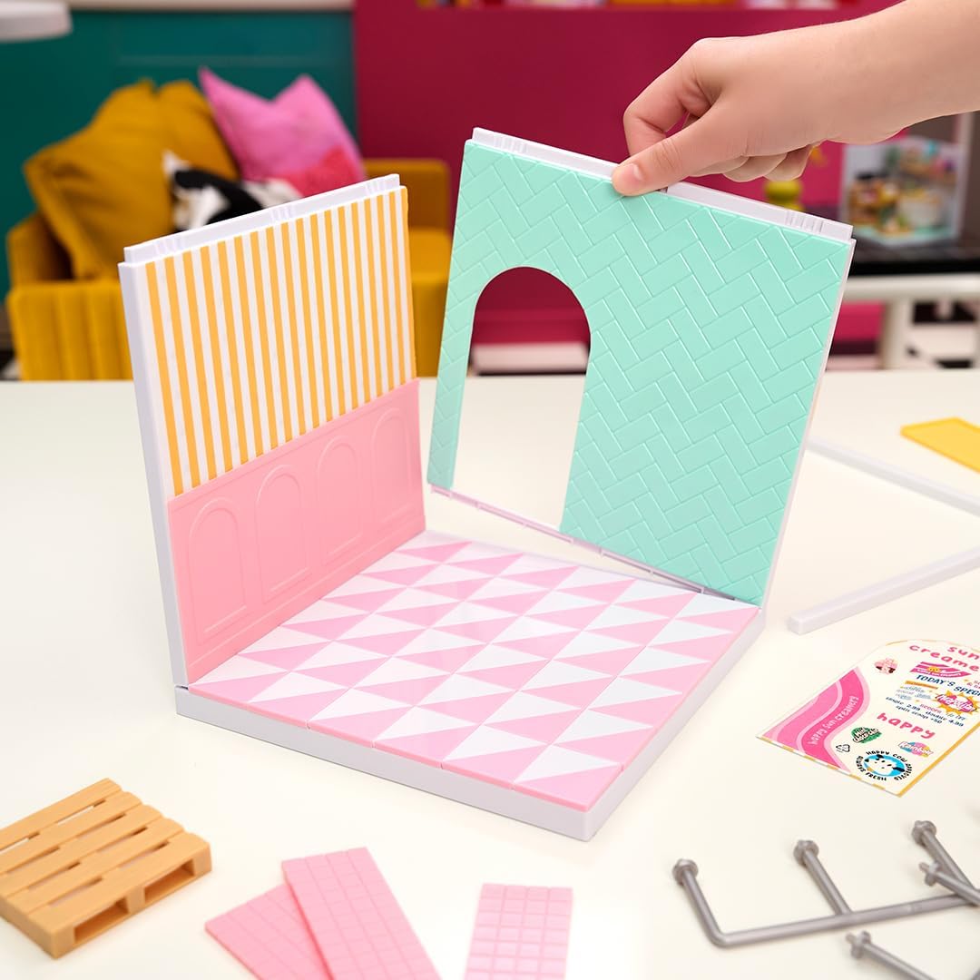 Miniverse Make It Mini Spaces Starter Pack Pink Miniature Display and Customization Set