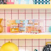 Miniverse Make It Mini Spaces Starter Pack Pink Miniature Display and Customization Set