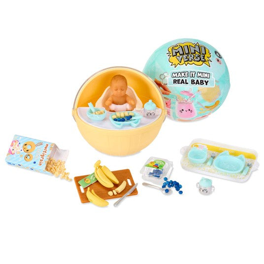 Miniverse Make It Mini Real Baby Nurture Surprise Mini Collectible Toy for Kids and Collectors