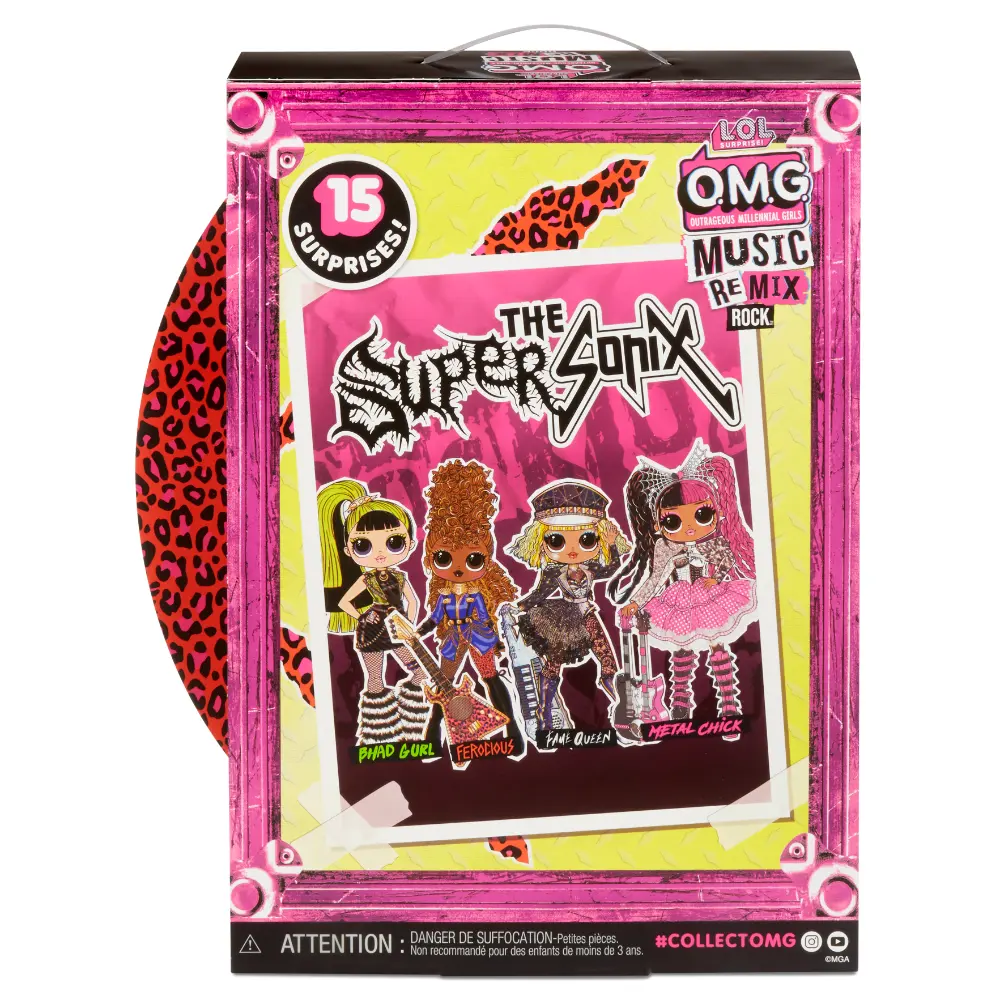 LOL Surprise Omg Remix Rock Ferocious Fashion Dolls