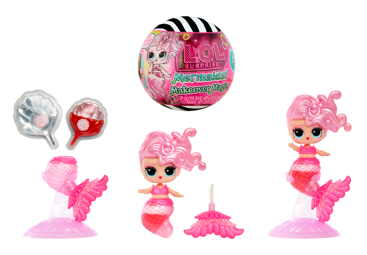 L.O.L. Surprise Mermaids Makeover Magic Tots Collectible Doll with Surprise Accessories