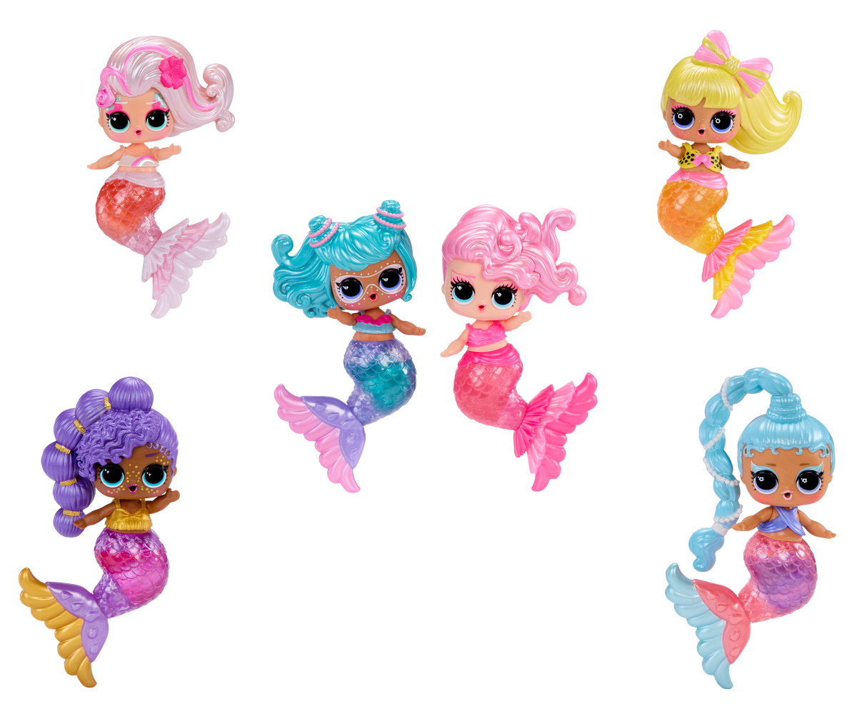 L.O.L. Surprise Mermaids Makeover Magic Tots Collectible Doll with Surprise Accessories