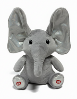 Peekaboo Mini Melody Ellie the Elephant Musical Plush Toy - Battery Operated