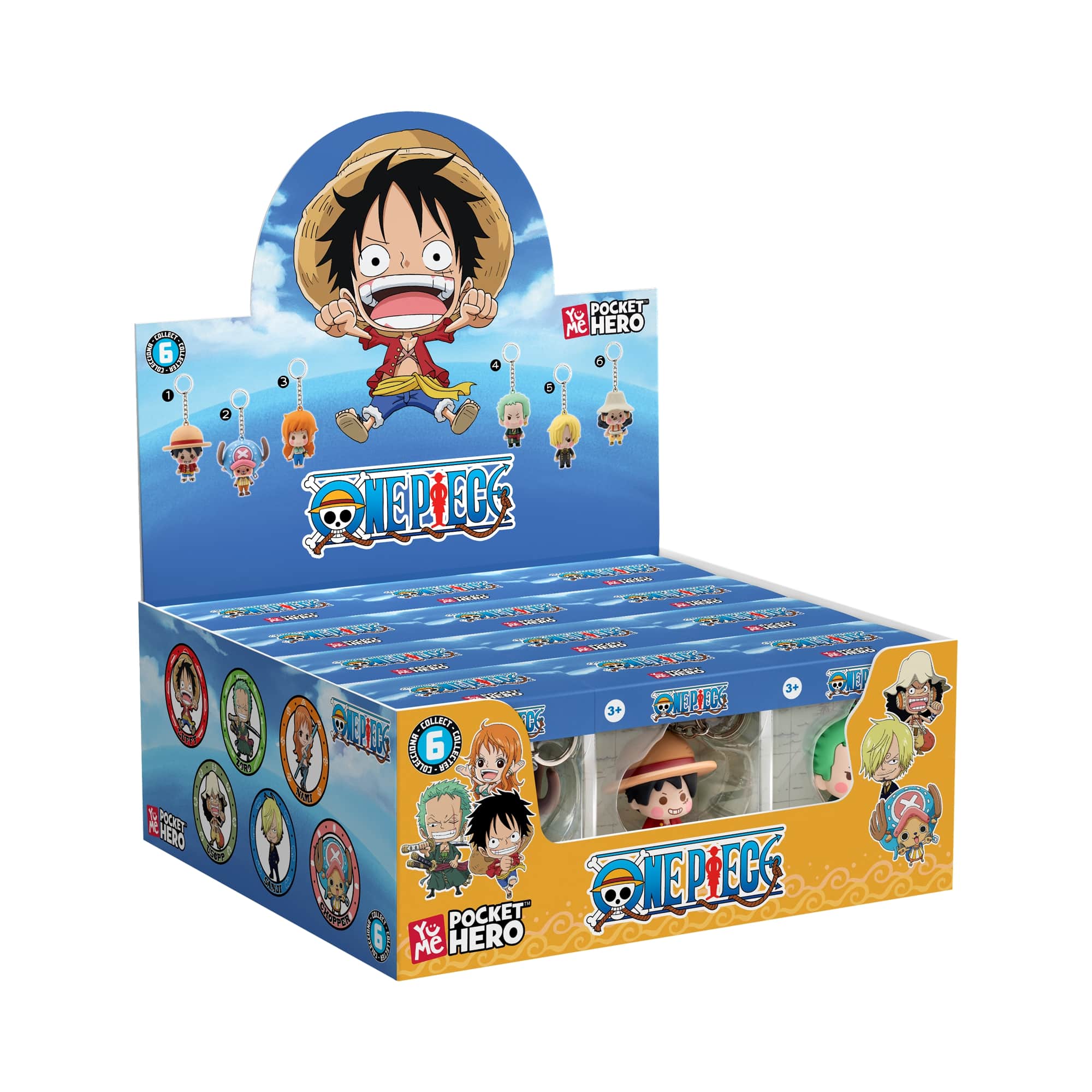 One Piece Module One Piece Key Chain Pocket Hero Series 2 Assortment 1-piece